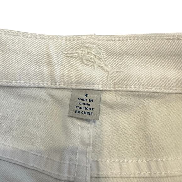 Tommy Bahama Womens New White Ana Twill Ankle Jeans 4 - Picture 5 of 6